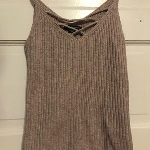 Tank top sweater